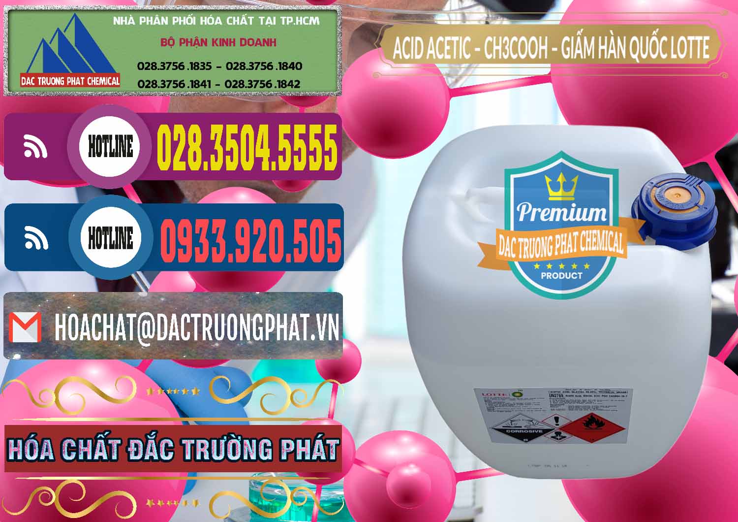 Chuyên bán - phân phối Acetic Acid – Axit Acetic Hàn Quốc Lotte Korea - 0002 - Nơi chuyên cung cấp - kinh doanh hóa chất tại TP.HCM - muabanhoachat.com.vn