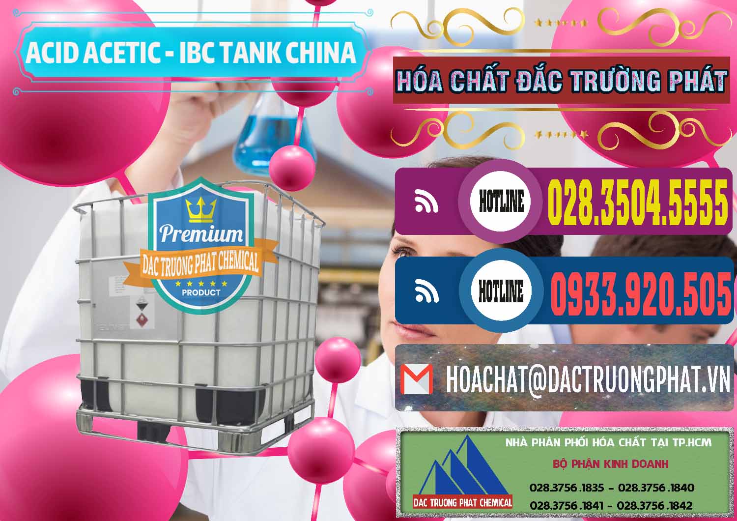 Công ty chuyên phân phối & bán Acetic Acid – Axit Acetic Tank Bồn IBC Trung Quốc China - 0443 - Chuyên nhập khẩu _ phân phối hóa chất tại TP.HCM - muabanhoachat.com.vn
