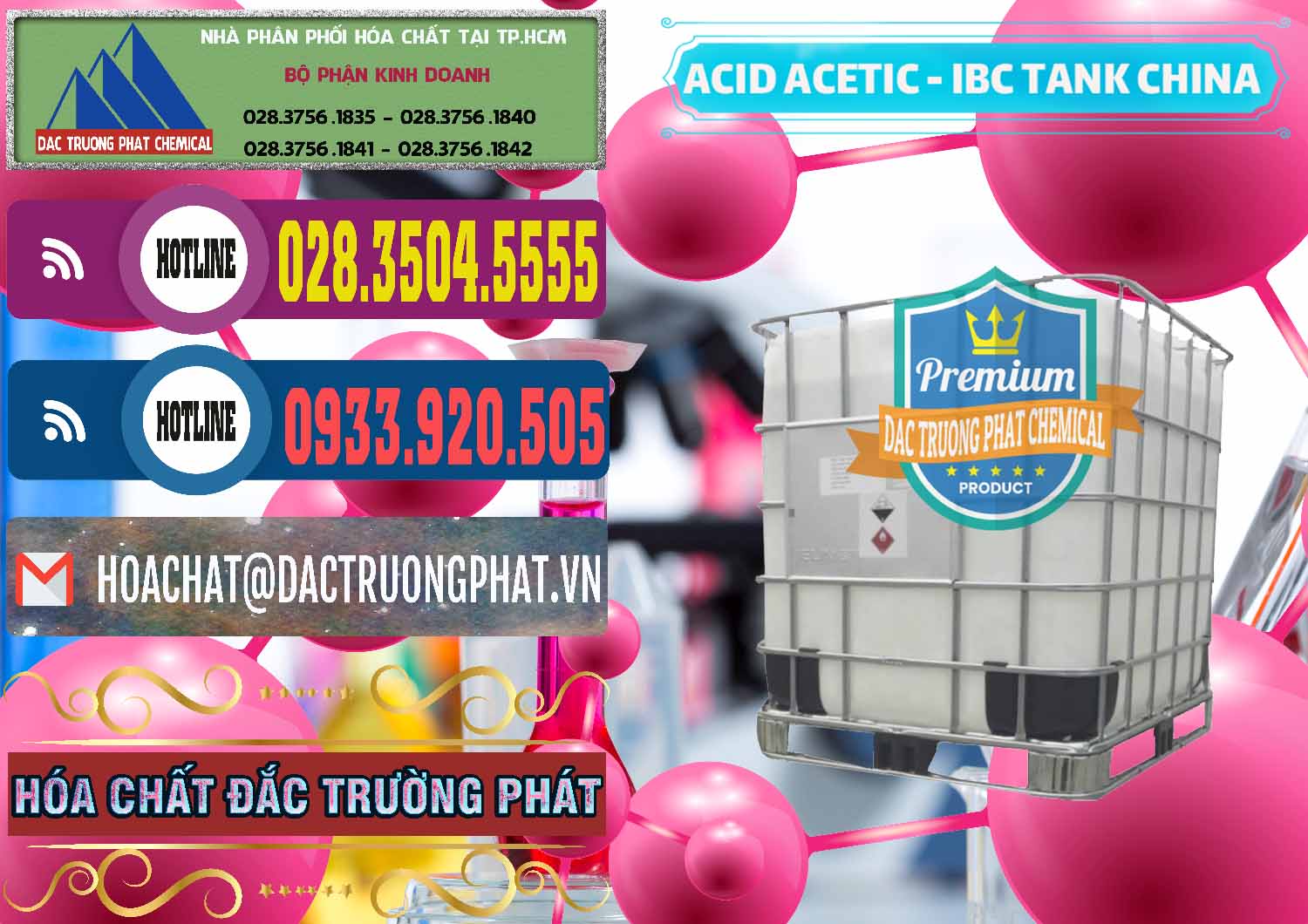 Nơi cung ứng - bán Acetic Acid – Axit Acetic Tank Bồn IBC Trung Quốc China - 0443 - Cty cung ứng - phân phối hóa chất tại TP.HCM - muabanhoachat.com.vn