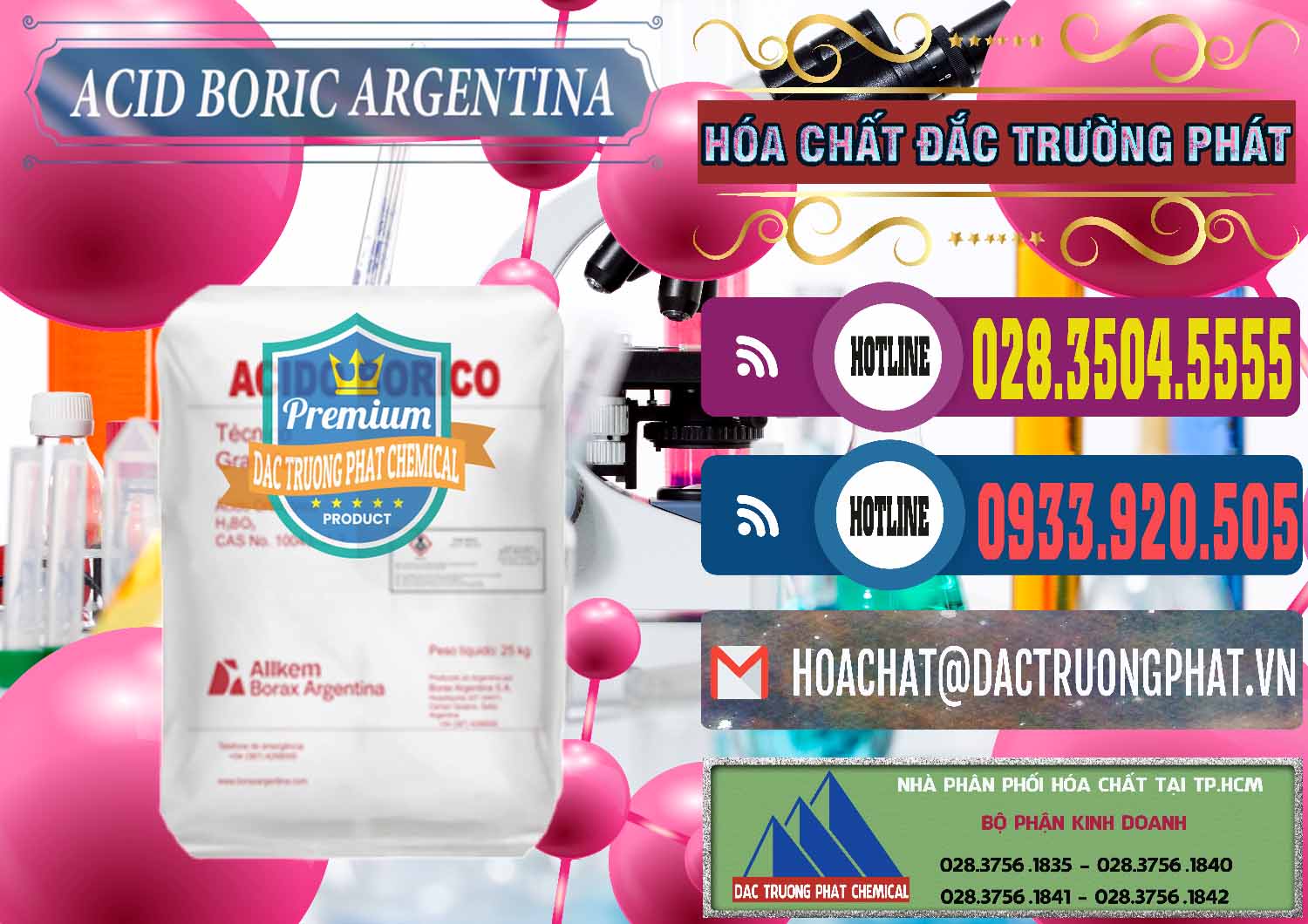 Chuyên bán _ phân phối Acid Boric – Axit Boric H3BO3 99% Allkem Argentina - 0448 - Nơi cung cấp ( kinh doanh ) hóa chất tại TP.HCM - muabanhoachat.com.vn