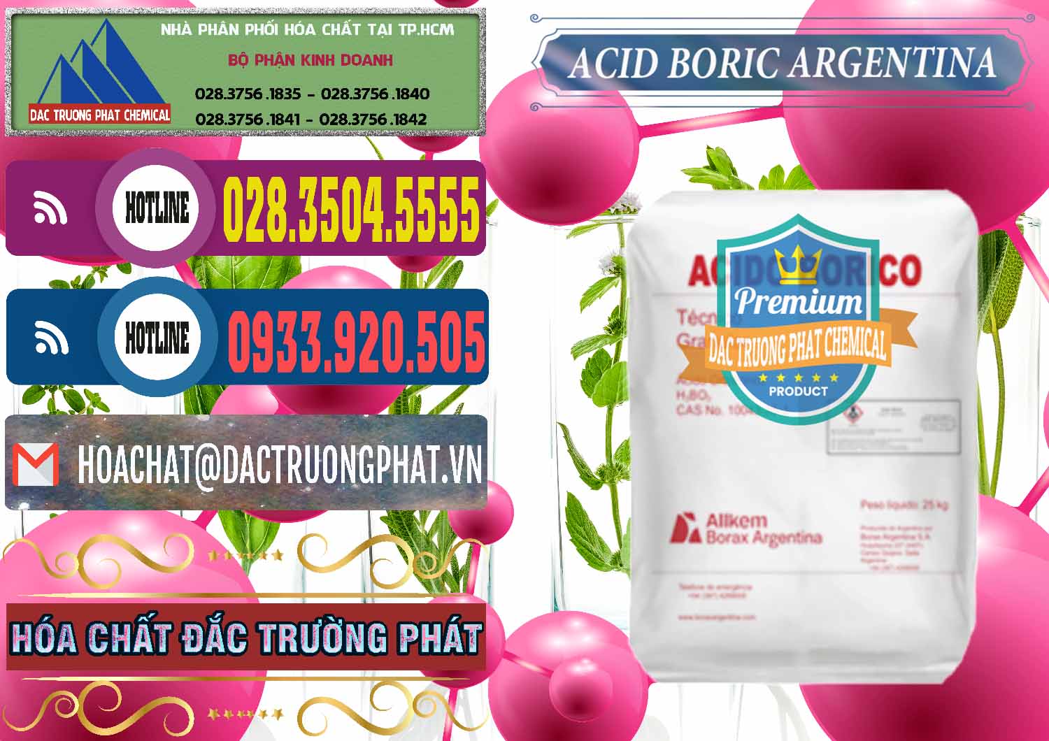 Công ty bán & cung ứng Acid Boric – Axit Boric H3BO3 99% Allkem Argentina - 0448 - Nhà phân phối & bán hóa chất tại TP.HCM - muabanhoachat.com.vn