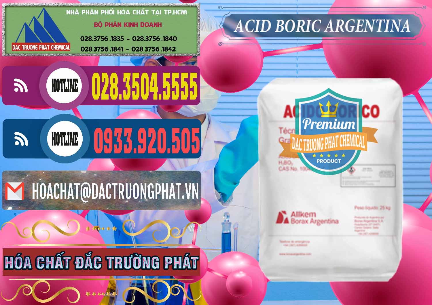 Cty cung ứng & bán Acid Boric – Axit Boric H3BO3 99% Allkem Argentina - 0448 - Cung cấp & phân phối hóa chất tại TP.HCM - muabanhoachat.com.vn