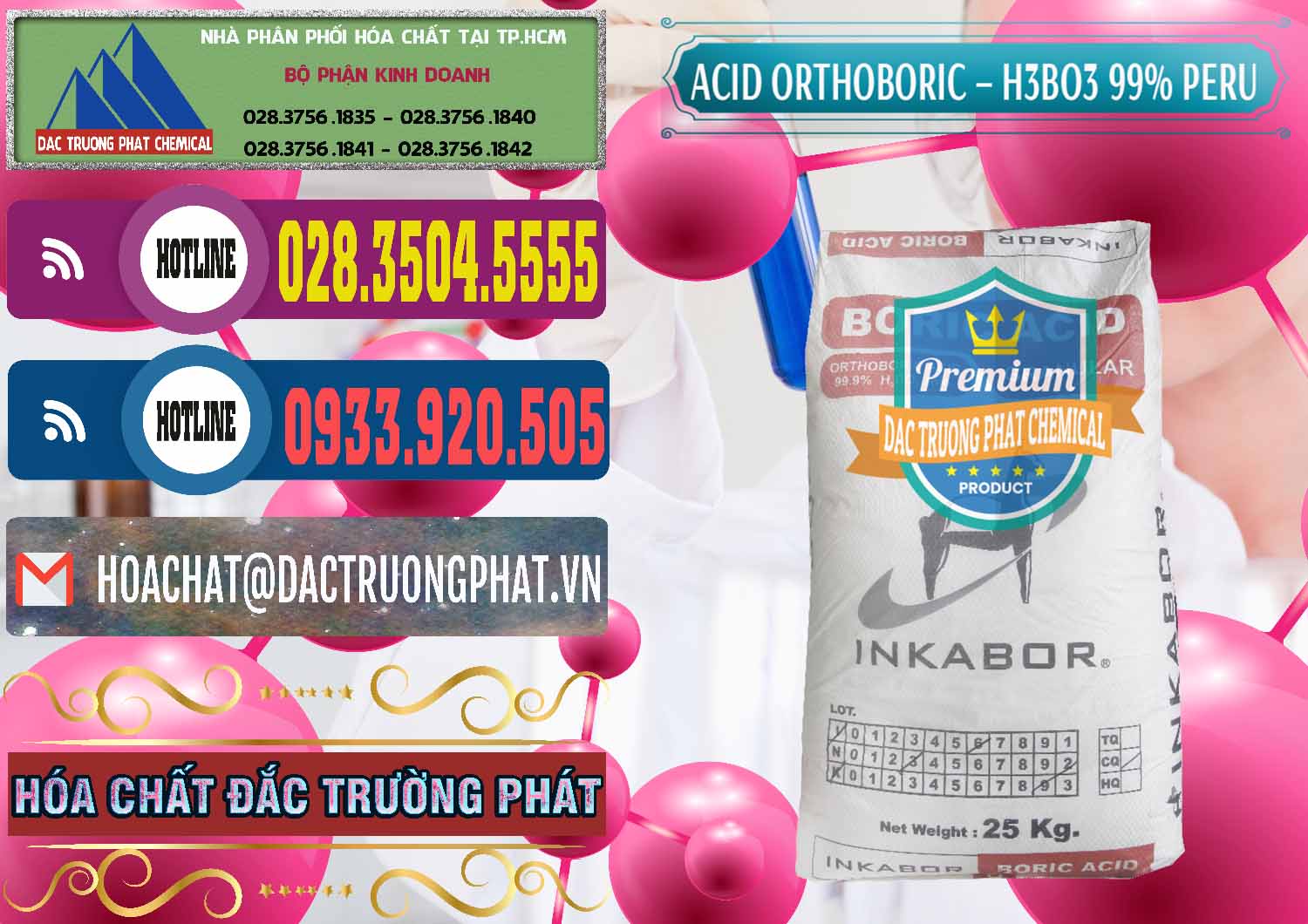 Nơi chuyên kinh doanh ( bán ) Acid Boric – Axit Boric H3BO3 99% Inkabor Peru - 0280 - Nơi chuyên cung cấp ( kinh doanh ) hóa chất tại TP.HCM - muabanhoachat.com.vn