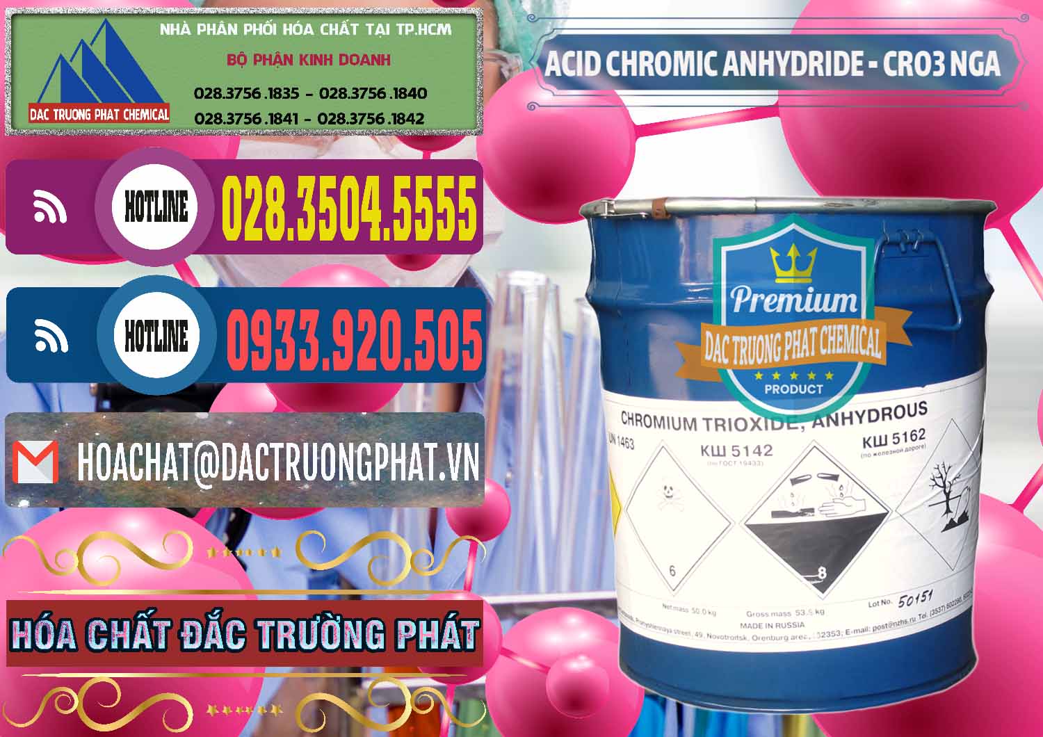 Cung ứng _ bán Acid Chromic Anhydride - Cromic CRO3 Nga Russia - 0006 - Đơn vị kinh doanh _ phân phối hóa chất tại TP.HCM - muabanhoachat.com.vn
