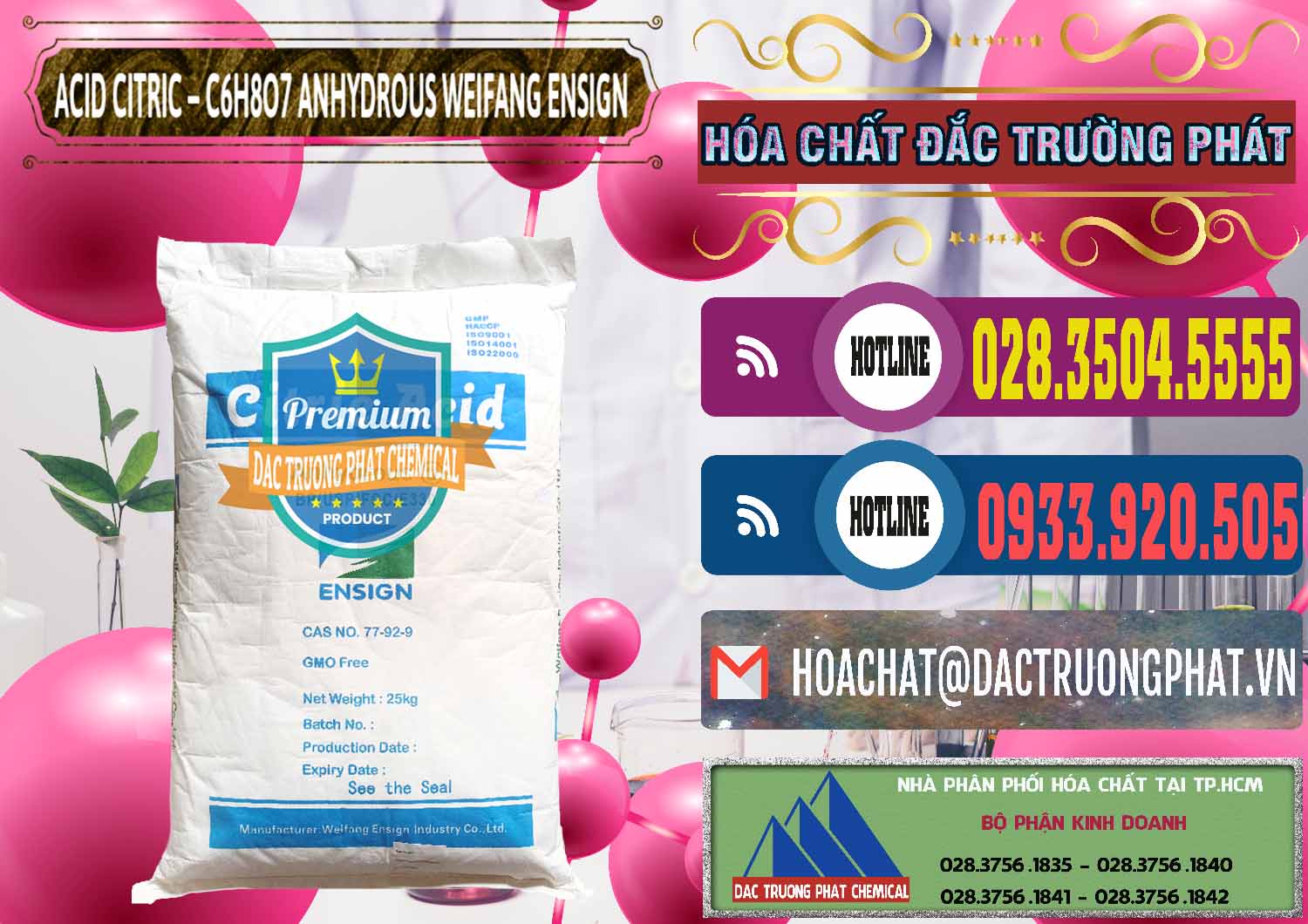 Đơn vị chuyên kinh doanh và bán Acid Citric - Axit Citric Khan Anhydrous Weifang Trung Quốc China - 0008 - Nhà cung cấp - phân phối hóa chất tại TP.HCM - muabanhoachat.com.vn