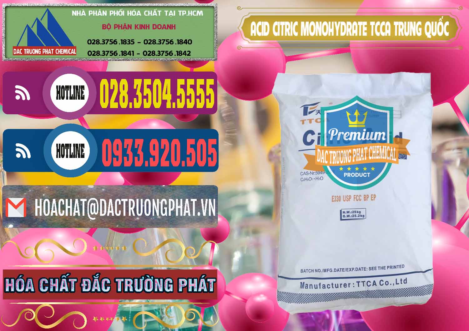Cty chuyên cung cấp & bán Acid Citric - Axit Citric Monohydrate TCCA Trung Quốc China - 0441 - Công ty bán ( cung cấp ) hóa chất tại TP.HCM - muabanhoachat.com.vn