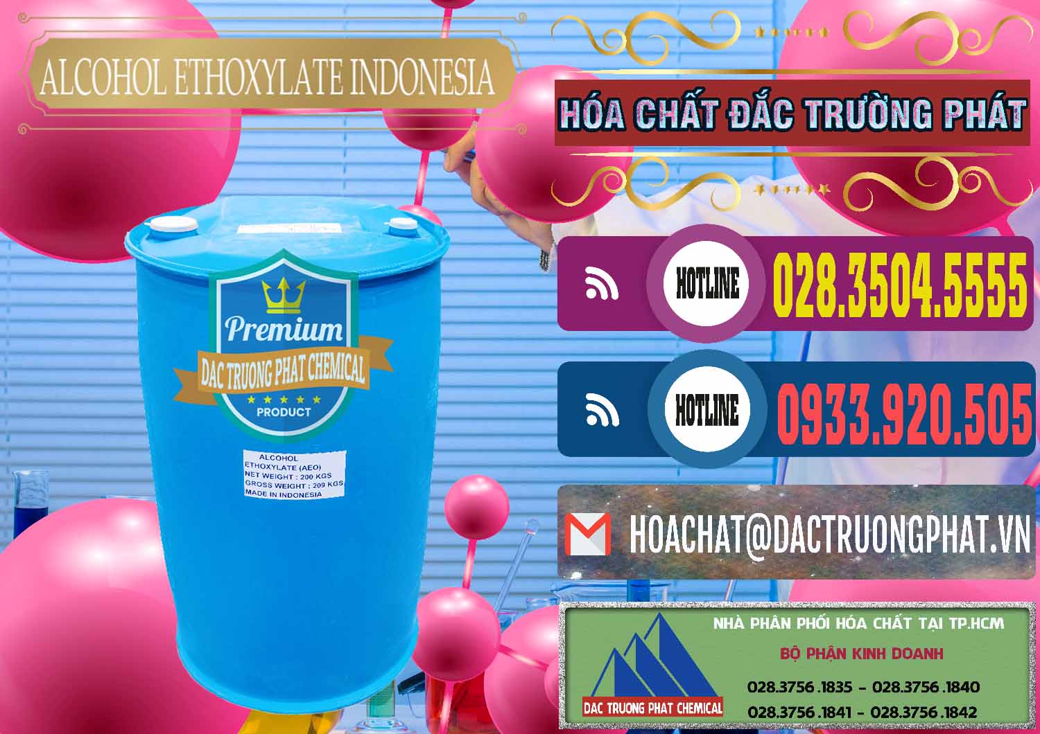 Cty bán - phân phối Alcohol Ethoxylate Indonesia - 0308 - Chuyên cung cấp & bán hóa chất tại TP.HCM - muabanhoachat.com.vn