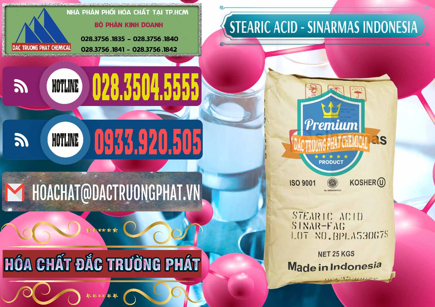 Nơi cung cấp ( bán ) Axit Stearic - Stearic Acid Sinarmas Indonesia - 0389 - Bán _ phân phối hóa chất tại TP.HCM - muabanhoachat.com.vn