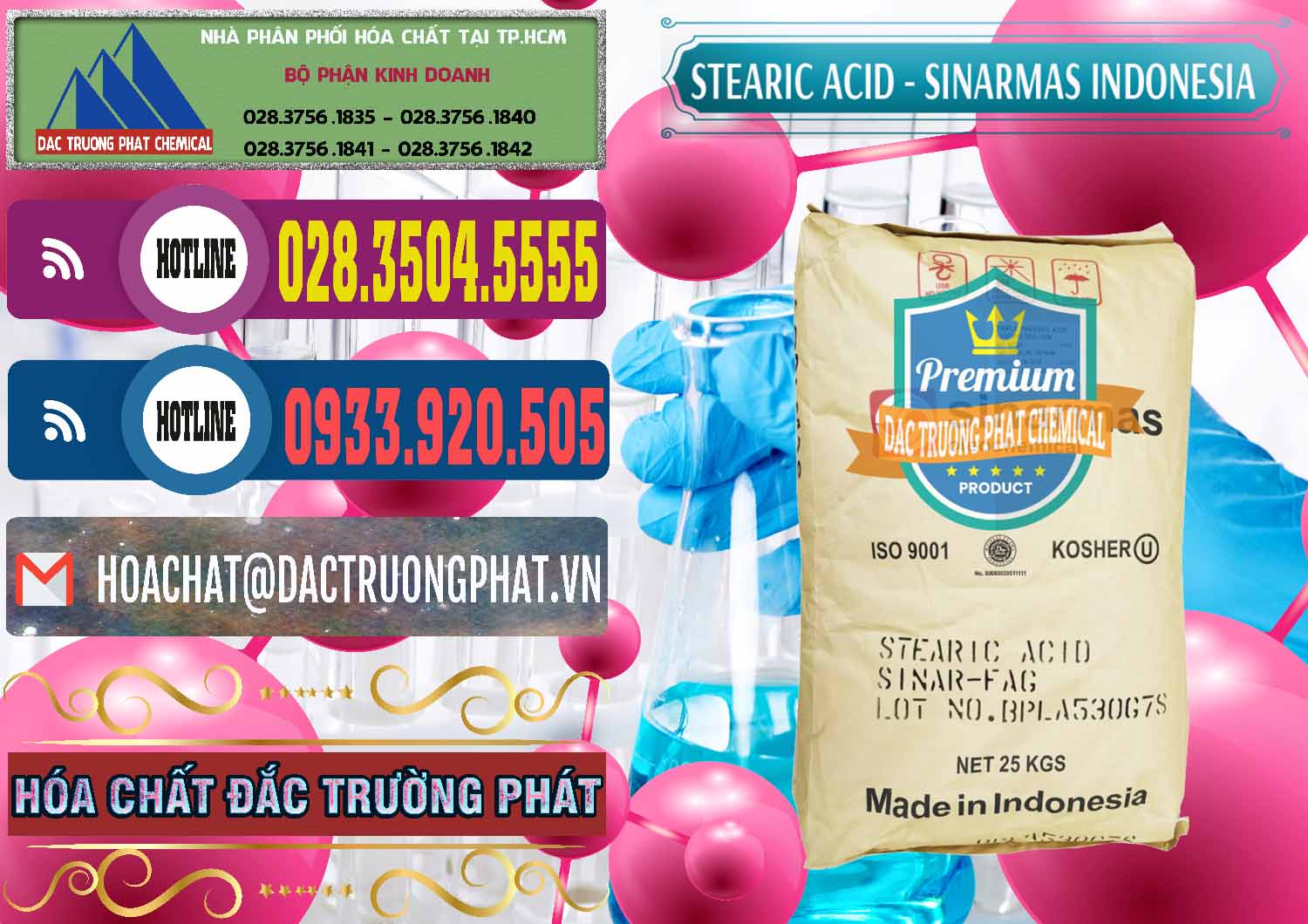 Nhà cung cấp & bán Axit Stearic - Stearic Acid Sinarmas Indonesia - 0389 - Đơn vị bán ( phân phối ) hóa chất tại TP.HCM - muabanhoachat.com.vn