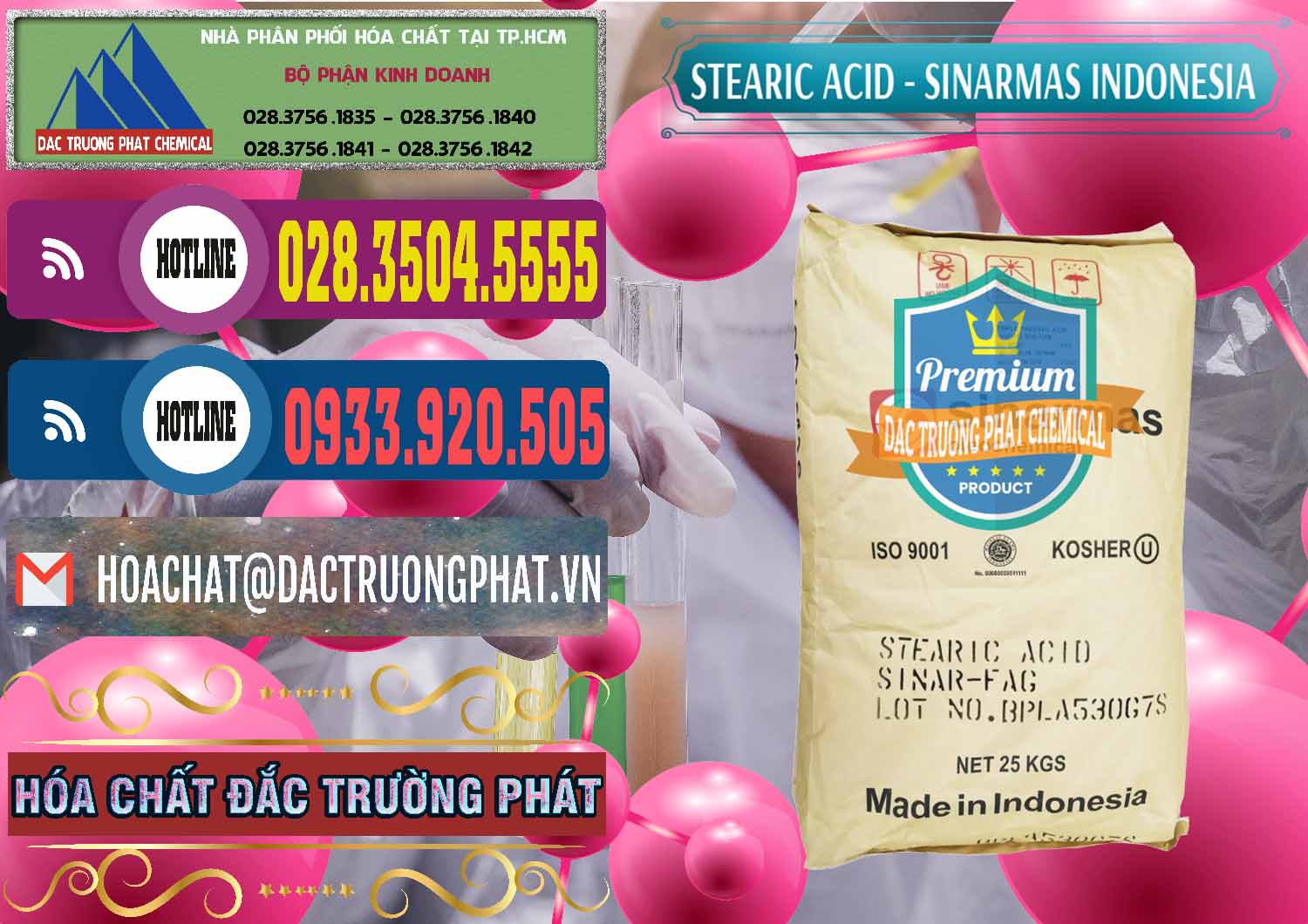 Cty kinh doanh - bán Axit Stearic - Stearic Acid Sinarmas Indonesia - 0389 - Chuyên cung cấp - nhập khẩu hóa chất tại TP.HCM - muabanhoachat.com.vn