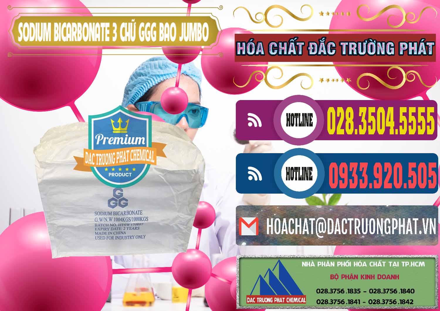Nơi bán & phân phối Sodium Bicarbonate – Bicar NaHCO3 Food Grade 3 Chữ GGG Bao Jumbo ( Bành ) Trung Quốc China - 0260 - Nhà nhập khẩu và phân phối hóa chất tại TP.HCM - muabanhoachat.com.vn