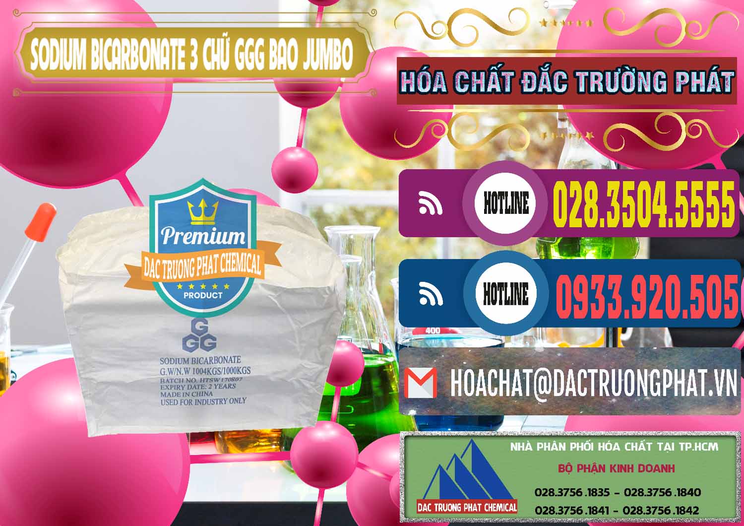 Chuyên nhập khẩu & bán Sodium Bicarbonate – Bicar NaHCO3 Food Grade 3 Chữ GGG Bao Jumbo ( Bành ) Trung Quốc China - 0260 - Phân phối - cung cấp hóa chất tại TP.HCM - muabanhoachat.com.vn