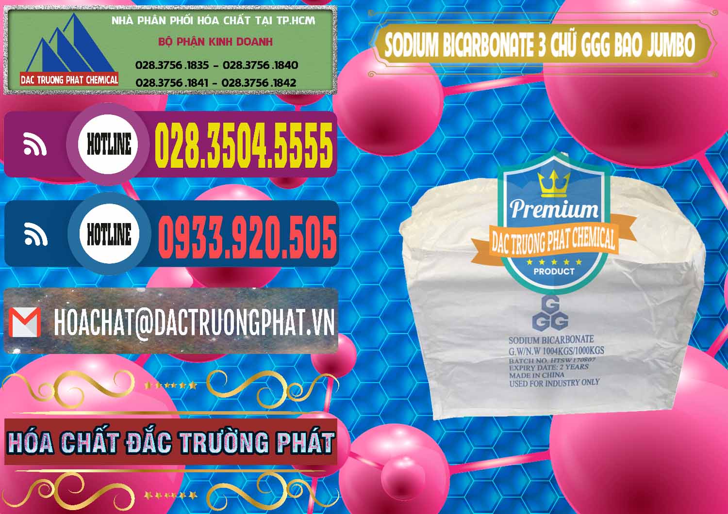Nhà nhập khẩu & bán Sodium Bicarbonate – Bicar NaHCO3 Food Grade 3 Chữ GGG Bao Jumbo ( Bành ) Trung Quốc China - 0260 - Chuyên cung cấp _ kinh doanh hóa chất tại TP.HCM - muabanhoachat.com.vn