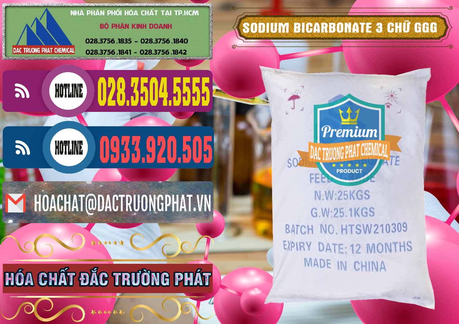 Đơn vị kinh doanh - bán Sodium Bicarbonate – Bicar NaHCO3 Food Grade 3 Chữ GGG Trung Quốc China - 0259 - Nơi chuyên bán & phân phối hóa chất tại TP.HCM - muabanhoachat.com.vn