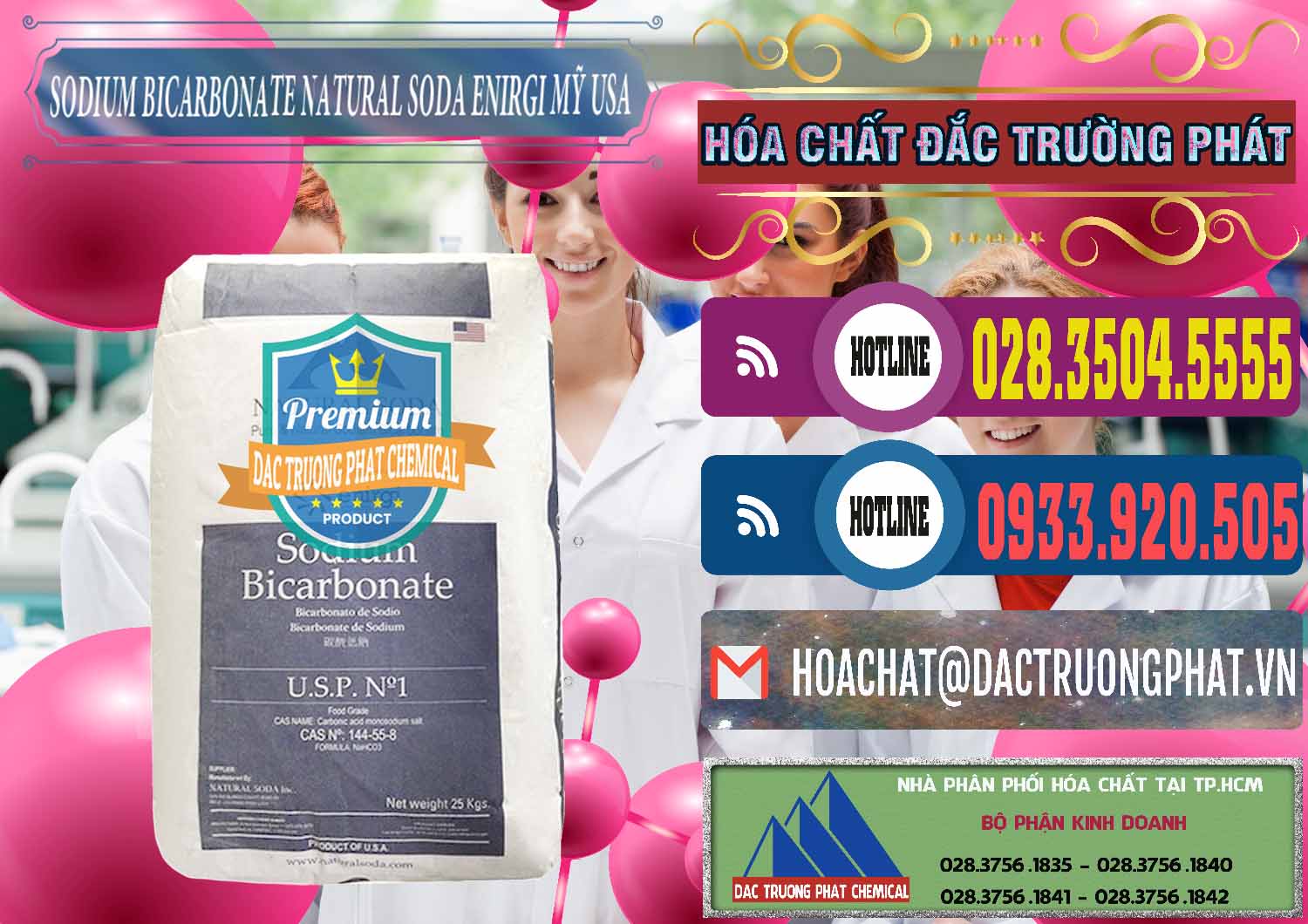 Nhà nhập khẩu ( bán ) Sodium Bicarbonate – Bicar NaHCO3 Food Grade Natural Soda Enirgi Mỹ USA - 0257 - Cty bán và phân phối hóa chất tại TP.HCM - muabanhoachat.com.vn