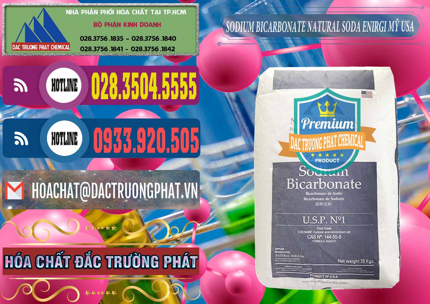 Nơi chuyên bán ( phân phối ) Sodium Bicarbonate – Bicar NaHCO3 Food Grade Natural Soda Enirgi Mỹ USA - 0257 - Cty chuyên cung cấp ( nhập khẩu ) hóa chất tại TP.HCM - muabanhoachat.com.vn