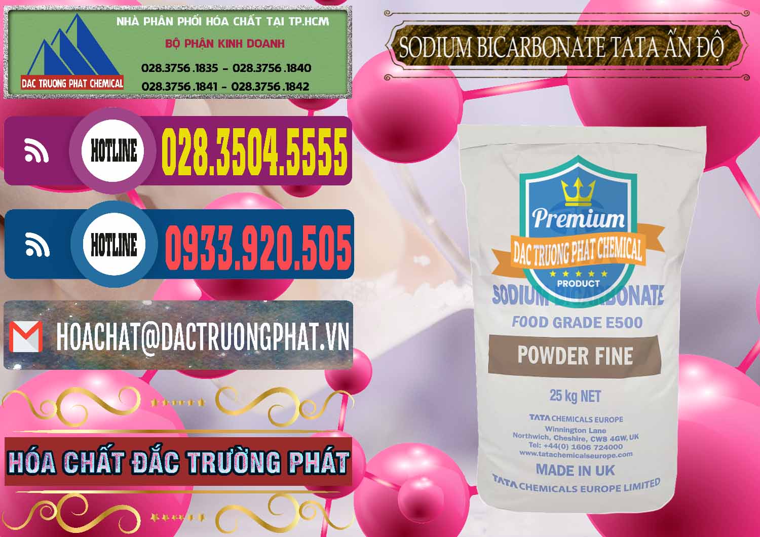 Công ty chuyên kinh doanh và bán Sodium Bicarbonate – Bicar NaHCO3 E500 Thực Phẩm Food Grade Tata Ấn Độ India - 0261 - Phân phối và cung ứng hóa chất tại TP.HCM - muabanhoachat.com.vn