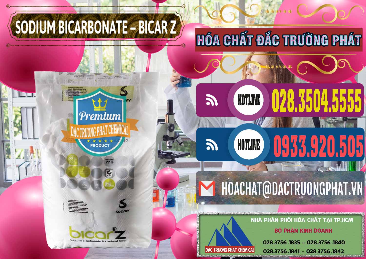 Công ty chuyên bán và phân phối Sodium Bicarbonate – NaHCO3 Bicar Z Ý Italy Solvay - 0139 - Cty phân phối - cung ứng hóa chất tại TP.HCM - muabanhoachat.com.vn
