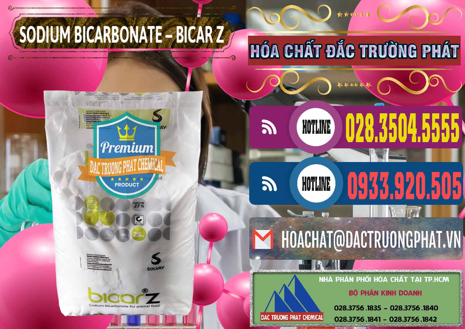 Nhà nhập khẩu ( bán ) Sodium Bicarbonate – NaHCO3 Bicar Z Ý Italy Solvay - 0139 - Kinh doanh - phân phối hóa chất tại TP.HCM - muabanhoachat.com.vn
