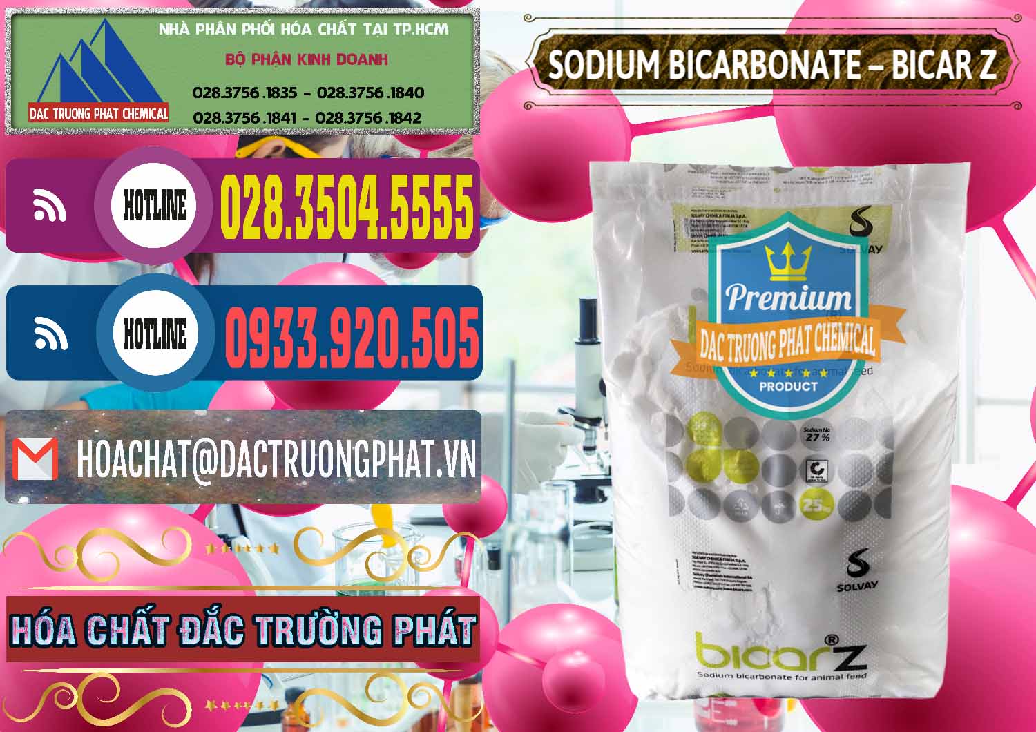 Đơn vị chuyên phân phối ( bán ) Sodium Bicarbonate – NaHCO3 Bicar Z Ý Italy Solvay - 0139 - Cty chuyên phân phối ( nhập khẩu ) hóa chất tại TP.HCM - muabanhoachat.com.vn