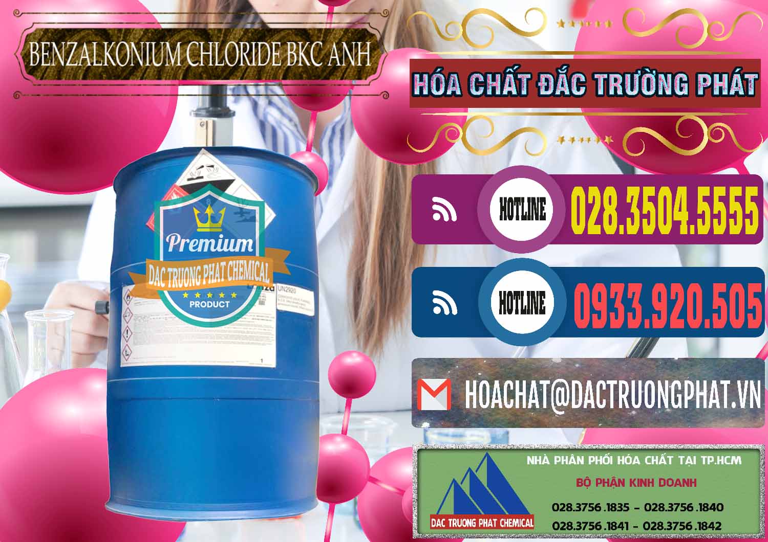 Nơi chuyên kinh doanh - bán BKC - Benzalkonium Chloride 80% Anh Quốc Uk Kingdoms - 0457 - Nhà phân phối ( bán ) hóa chất tại TP.HCM - muabanhoachat.com.vn