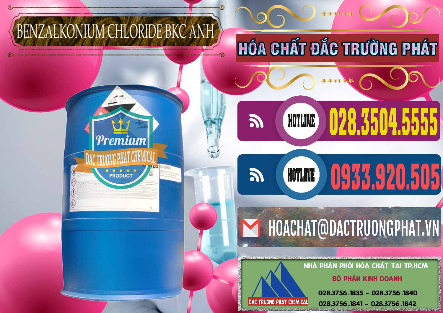 Công ty chuyên cung ứng ( bán ) BKC - Benzalkonium Chloride 80% Anh Quốc Uk Kingdoms - 0457 - Nhà phân phối & cung ứng hóa chất tại TP.HCM - muabanhoachat.com.vn