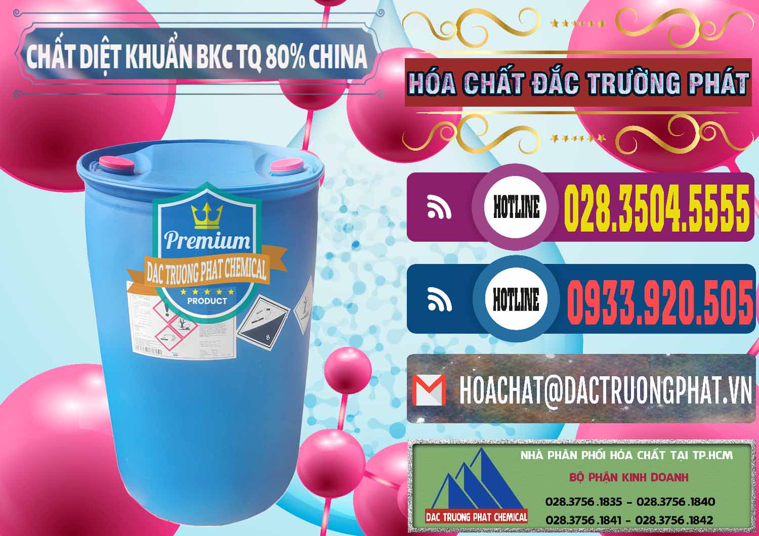 Cty chuyên cung cấp _ bán BKC - Benzalkonium Chloride 80% Trung Quốc China - 0310 - Cung ứng & phân phối hóa chất tại TP.HCM - muabanhoachat.com.vn