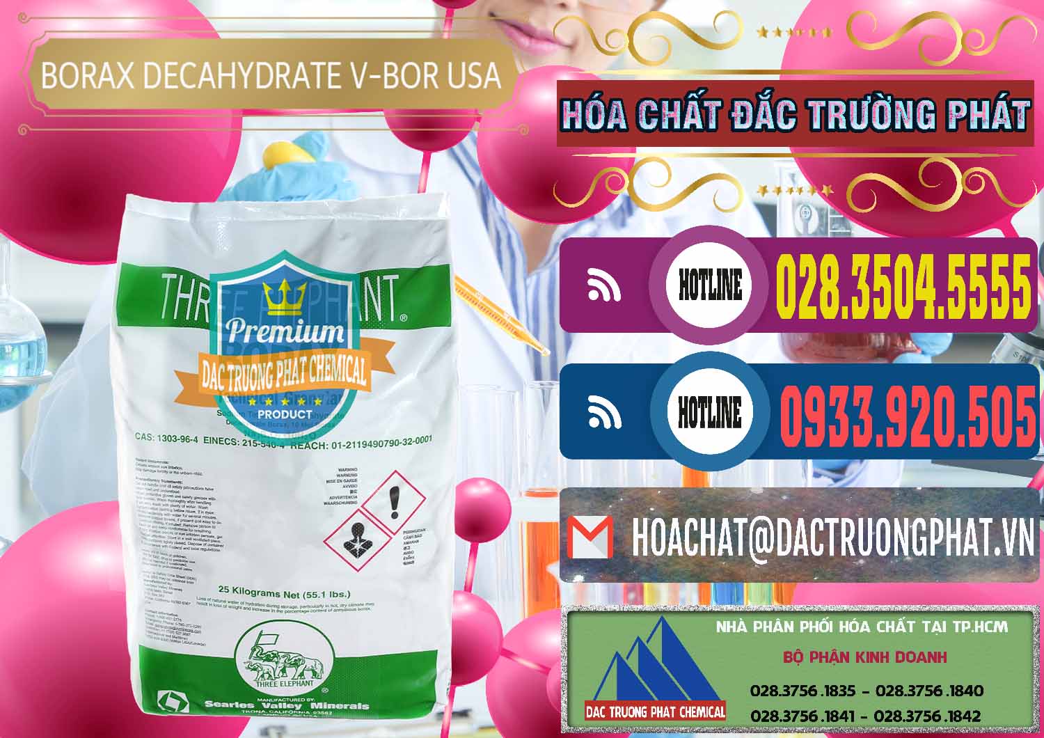 Công ty chuyên cung cấp & bán Borax Decahydrate NA2B4O7.10H2O Mỹ V-Bor Usa - 0032 - Cty chuyên nhập khẩu _ phân phối hóa chất tại TP.HCM - muabanhoachat.com.vn
