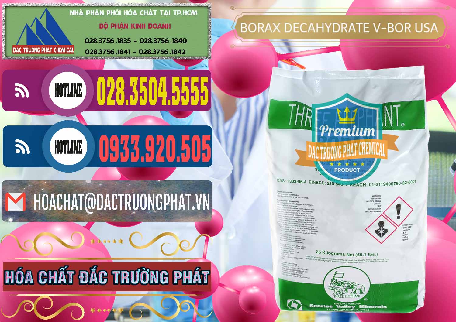 Đơn vị chuyên bán và cung cấp Borax Decahydrate NA2B4O7.10H2O Mỹ V-Bor Usa - 0032 - Đơn vị kinh doanh _ phân phối hóa chất tại TP.HCM - muabanhoachat.com.vn