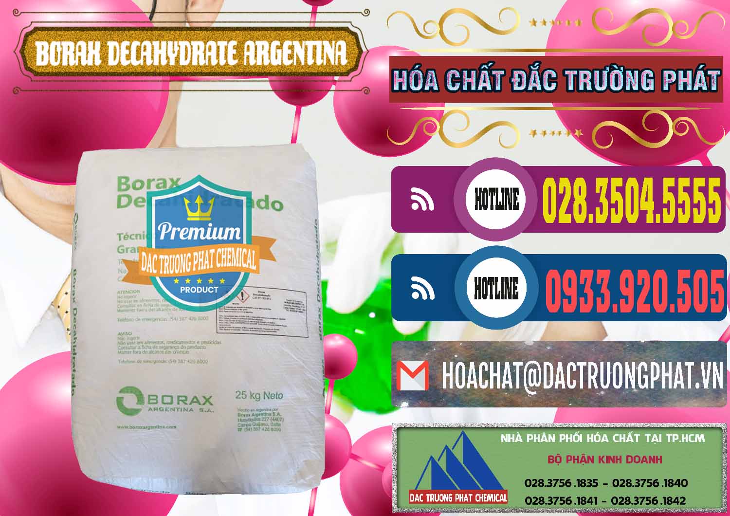 Nhập khẩu _ bán Borax Decahydrate Argentina - 0446 - Cty chuyên phân phối _ kinh doanh hóa chất tại TP.HCM - muabanhoachat.com.vn