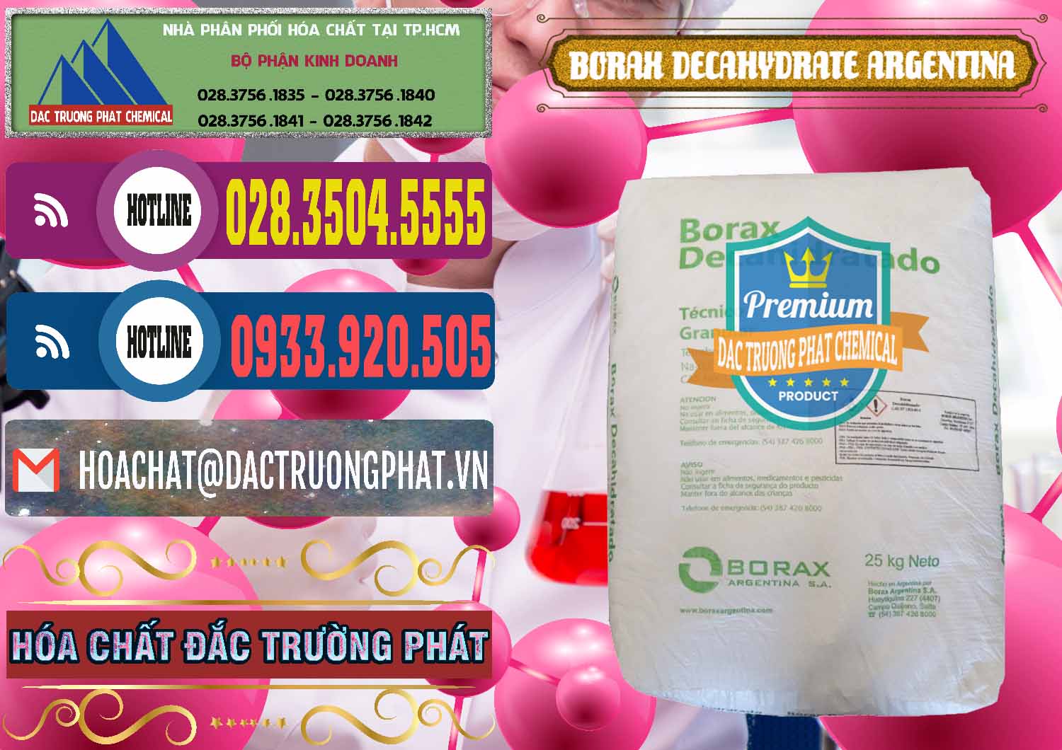 Nơi bán & phân phối Borax Decahydrate Argentina - 0446 - Chuyên phân phối _ cung ứng hóa chất tại TP.HCM - muabanhoachat.com.vn