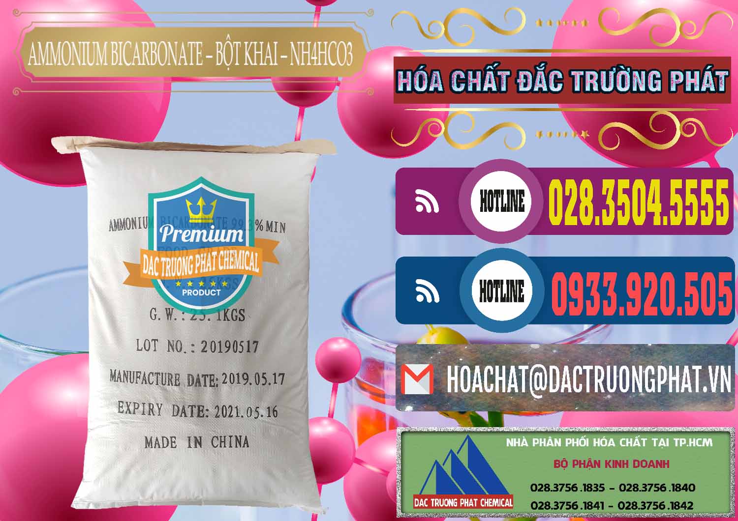 Cty cung ứng - bán Ammonium Bicarbonate - Bột Khai Food Grade Trung Quốc China - 0018 - Cung cấp ( bán ) hóa chất tại TP.HCM - muabanhoachat.com.vn