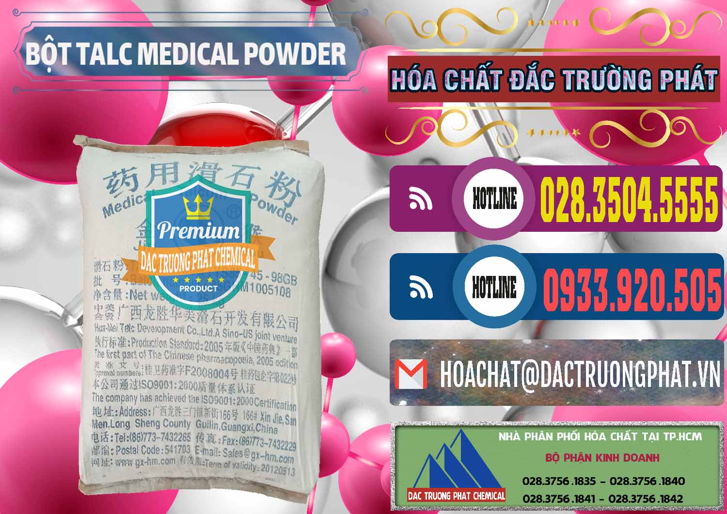 Cty cung cấp và bán Bột Talc Medical Powder Trung Quốc China - 0036 - Cty bán _ phân phối hóa chất tại TP.HCM - muabanhoachat.com.vn