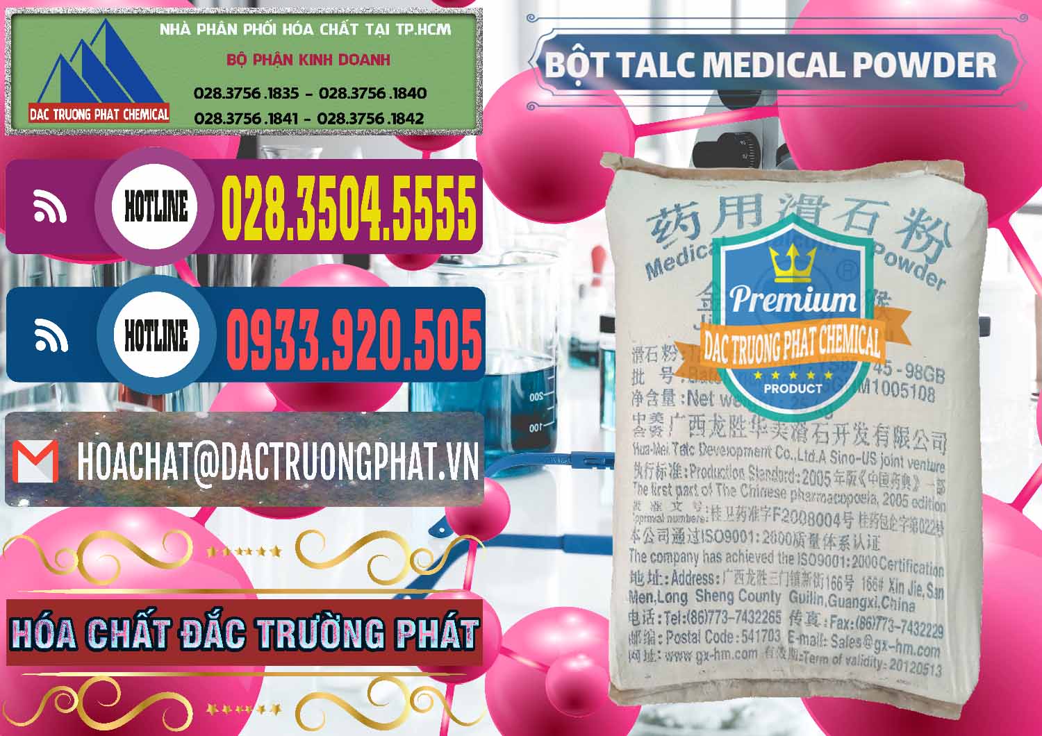 Cty chuyên bán & cung cấp Bột Talc Medical Powder Trung Quốc China - 0036 - Chuyên bán _ cung cấp hóa chất tại TP.HCM - muabanhoachat.com.vn