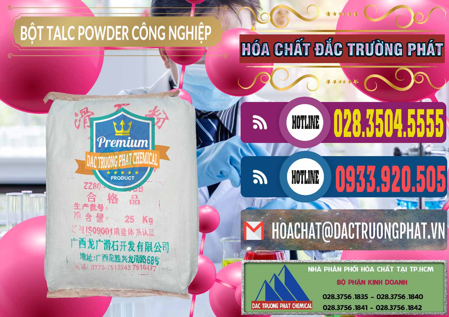 Chuyên cung cấp - bán Bột Talc Powder Công Nghiệp Trung Quốc China - 0037 - Phân phối _ nhập khẩu hóa chất tại TP.HCM - muabanhoachat.com.vn