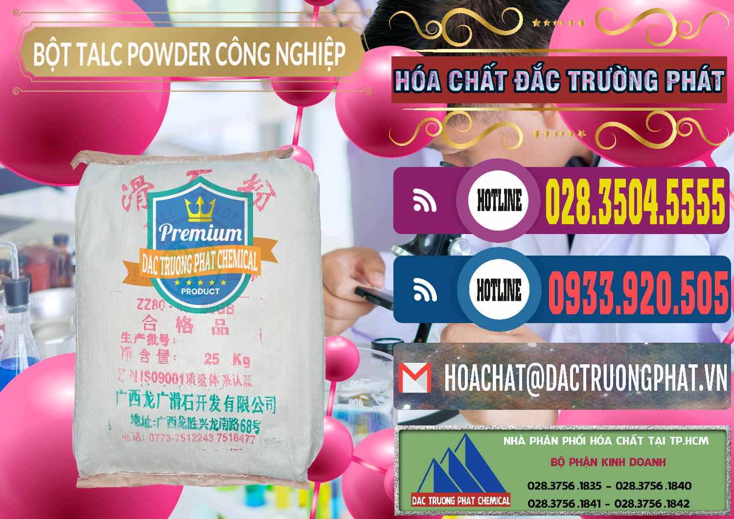 Cty phân phối _ bán Bột Talc Powder Công Nghiệp Trung Quốc China - 0037 - Công ty chuyên cung ứng và phân phối hóa chất tại TP.HCM - muabanhoachat.com.vn