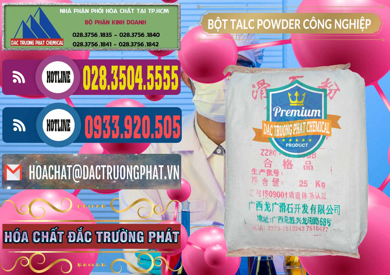 Nơi bán ( phân phối ) Bột Talc Powder Công Nghiệp Trung Quốc China - 0037 - Chuyên phân phối ( nhập khẩu ) hóa chất tại TP.HCM - muabanhoachat.com.vn