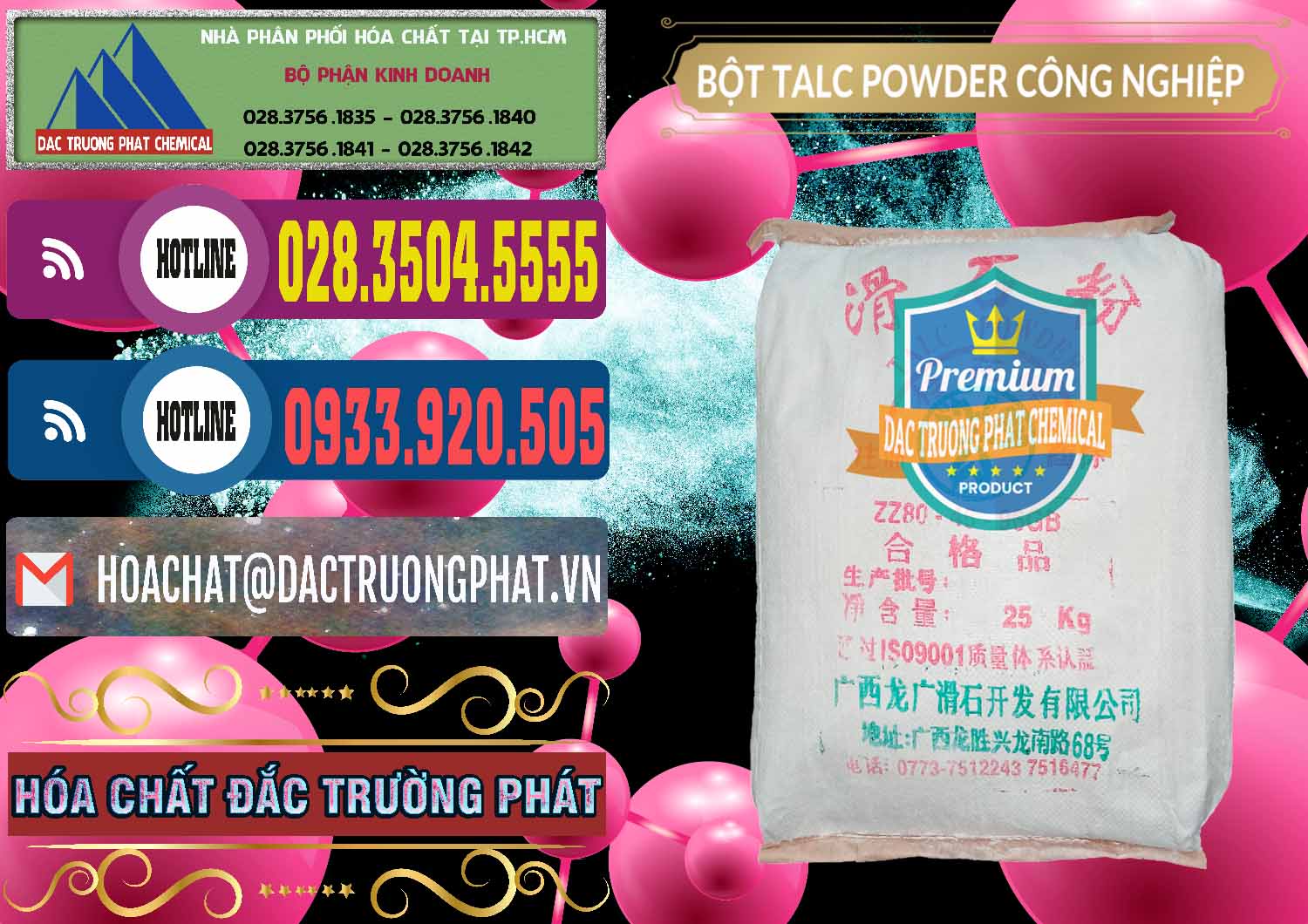 Công ty chuyên nhập khẩu _ bán Bột Talc Powder Công Nghiệp Trung Quốc China - 0037 - Nơi chuyên cung cấp và kinh doanh hóa chất tại TP.HCM - muabanhoachat.com.vn