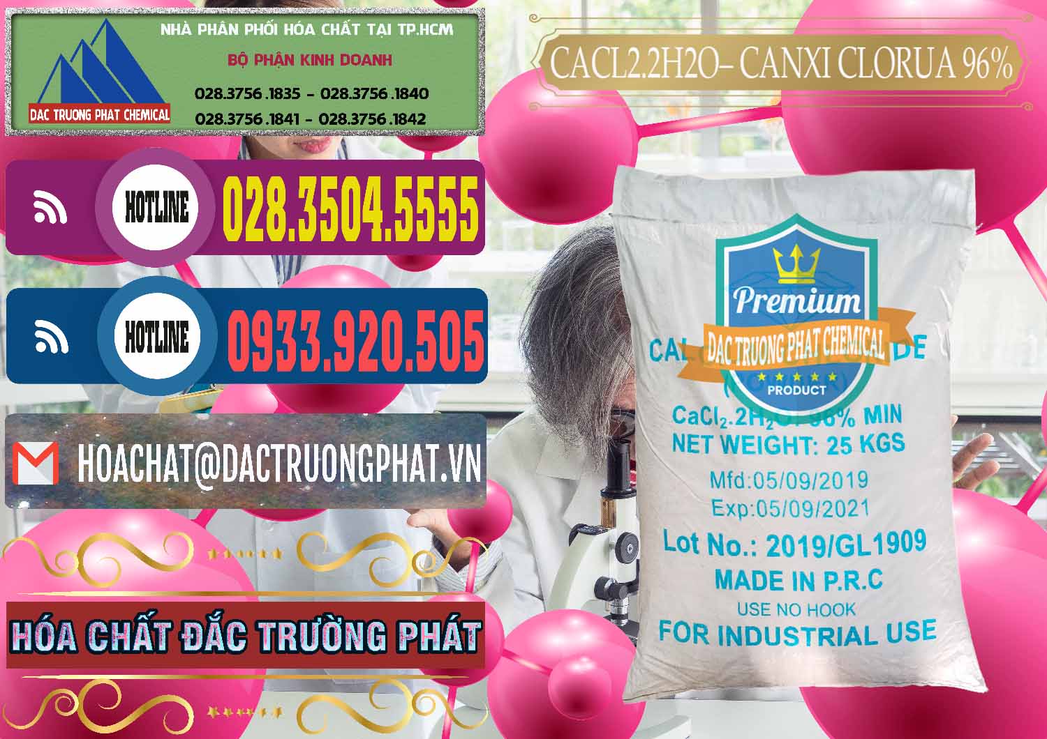 Chuyên cung cấp - bán CaCl2 – Canxi Clorua 96% Logo Kim Cương Trung Quốc China - 0040 - Nơi chuyên bán ( cung cấp ) hóa chất tại TP.HCM - muabanhoachat.com.vn