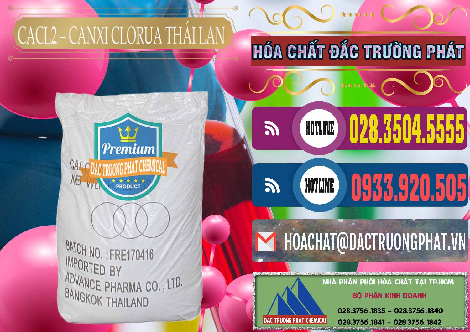 Công ty chuyên nhập khẩu _ bán CaCl2 – Canxi Clorua 96% Thái Lan - 0042 - Công ty kinh doanh _ phân phối hóa chất tại TP.HCM - muabanhoachat.com.vn