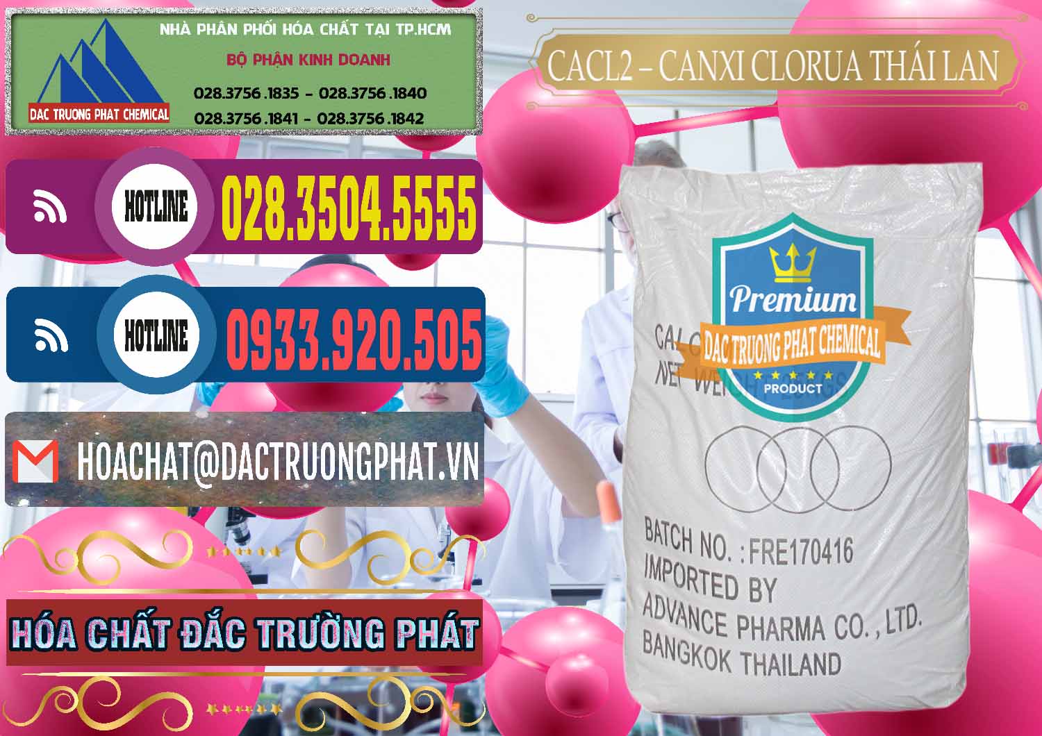 Nơi bán ( cung cấp ) CaCl2 – Canxi Clorua 96% Thái Lan - 0042 - Nơi chuyên nhập khẩu ( phân phối ) hóa chất tại TP.HCM - muabanhoachat.com.vn