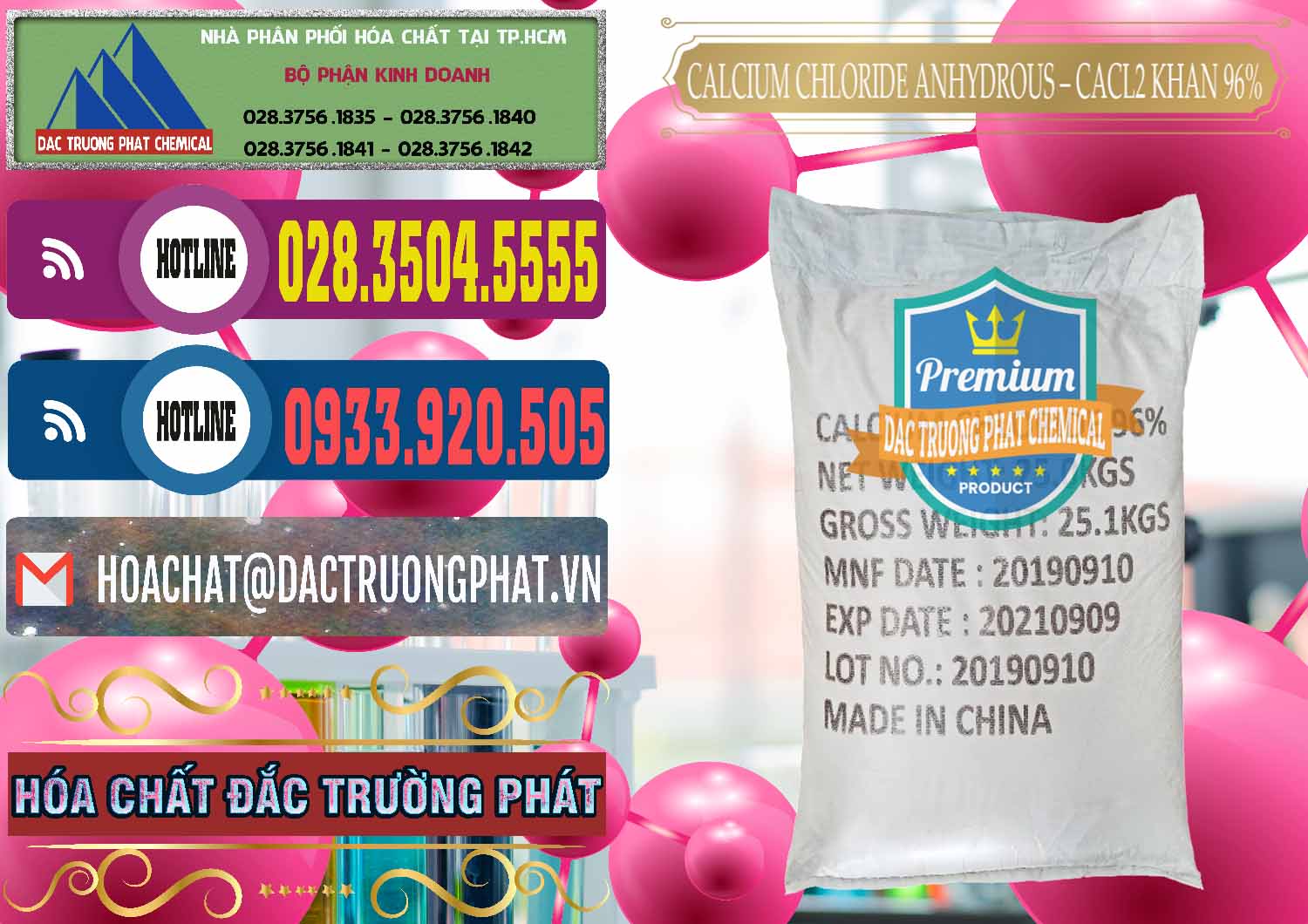 Cty nhập khẩu và bán CaCl2 – Canxi Clorua Anhydrous Khan 96% Trung Quốc China - 0043 - Chuyên phân phối _ bán hóa chất tại TP.HCM - muabanhoachat.com.vn