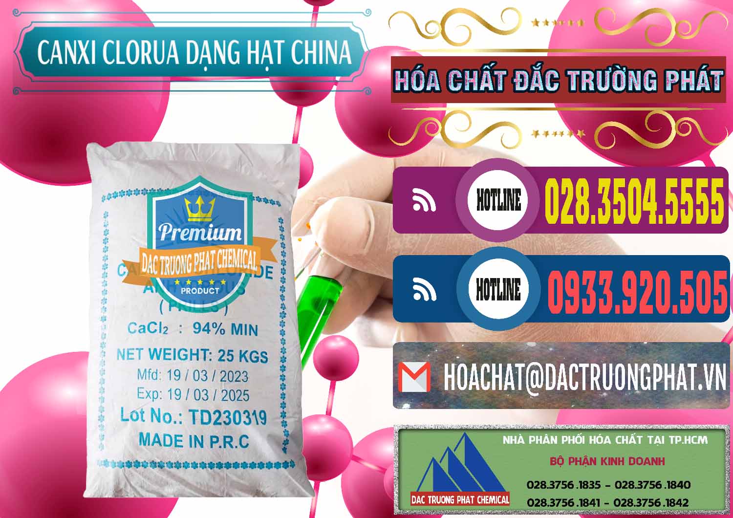 Cung ứng và bán CaCl2 – Canxi Clorua 94% Dạng Hạt Trung Quốc China - 0373 - Công ty cung cấp - bán hóa chất tại TP.HCM - muabanhoachat.com.vn