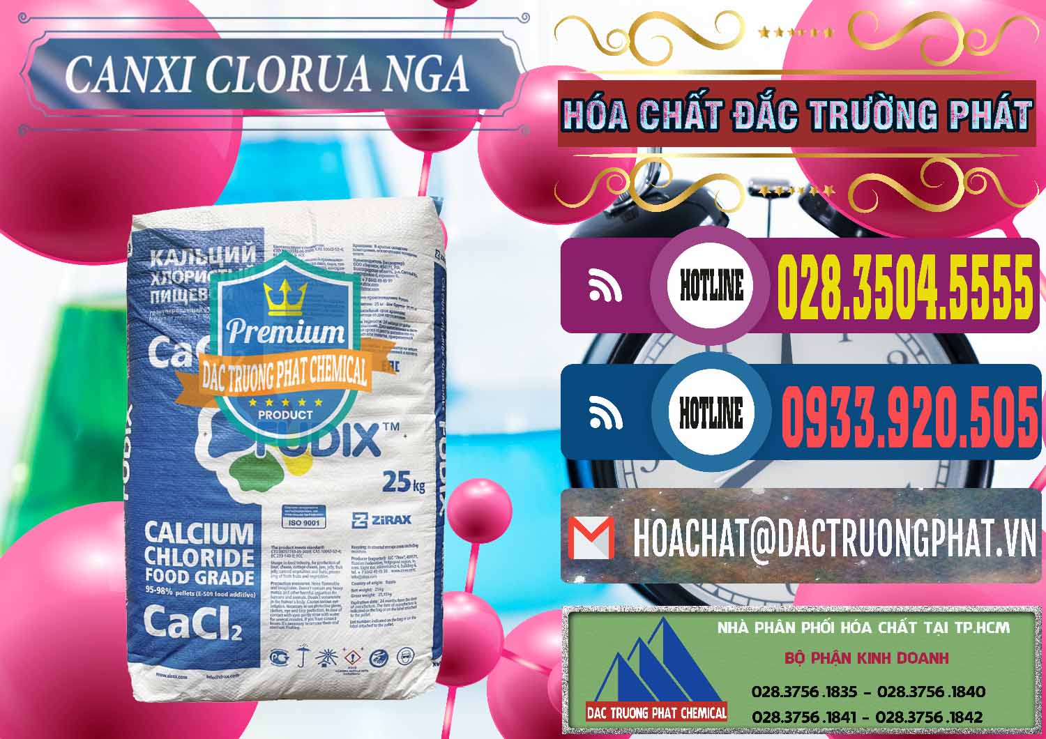 Công ty bán & phân phối CaCl2 – Canxi Clorua Nga Russia - 0430 - Công ty cung cấp - phân phối hóa chất tại TP.HCM - muabanhoachat.com.vn
