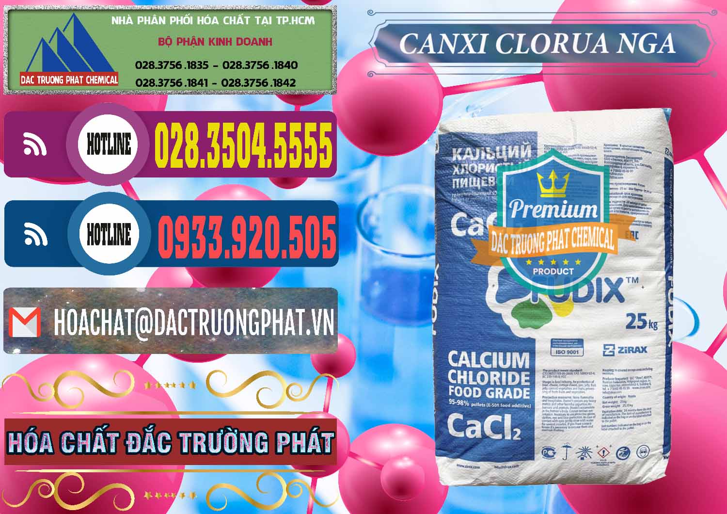 Công ty bán ( phân phối ) CaCl2 – Canxi Clorua Nga Russia - 0430 - Cung cấp ( phân phối ) hóa chất tại TP.HCM - muabanhoachat.com.vn