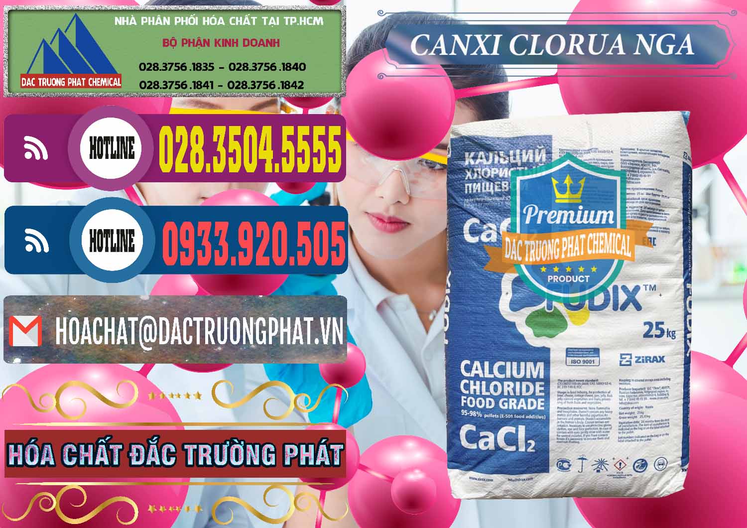 Nơi chuyên bán - cung cấp CaCl2 – Canxi Clorua Nga Russia - 0430 - Công ty chuyên phân phối ( cung ứng ) hóa chất tại TP.HCM - muabanhoachat.com.vn