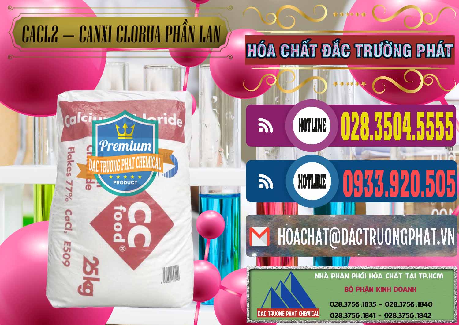 Cty chuyên bán - cung cấp CaCl2 – Canxi Clorua Dạng Vảy 77% Tetra Phần Lan Finland - 0353 - Chuyên cung cấp ( phân phối ) hóa chất tại TP.HCM - muabanhoachat.com.vn