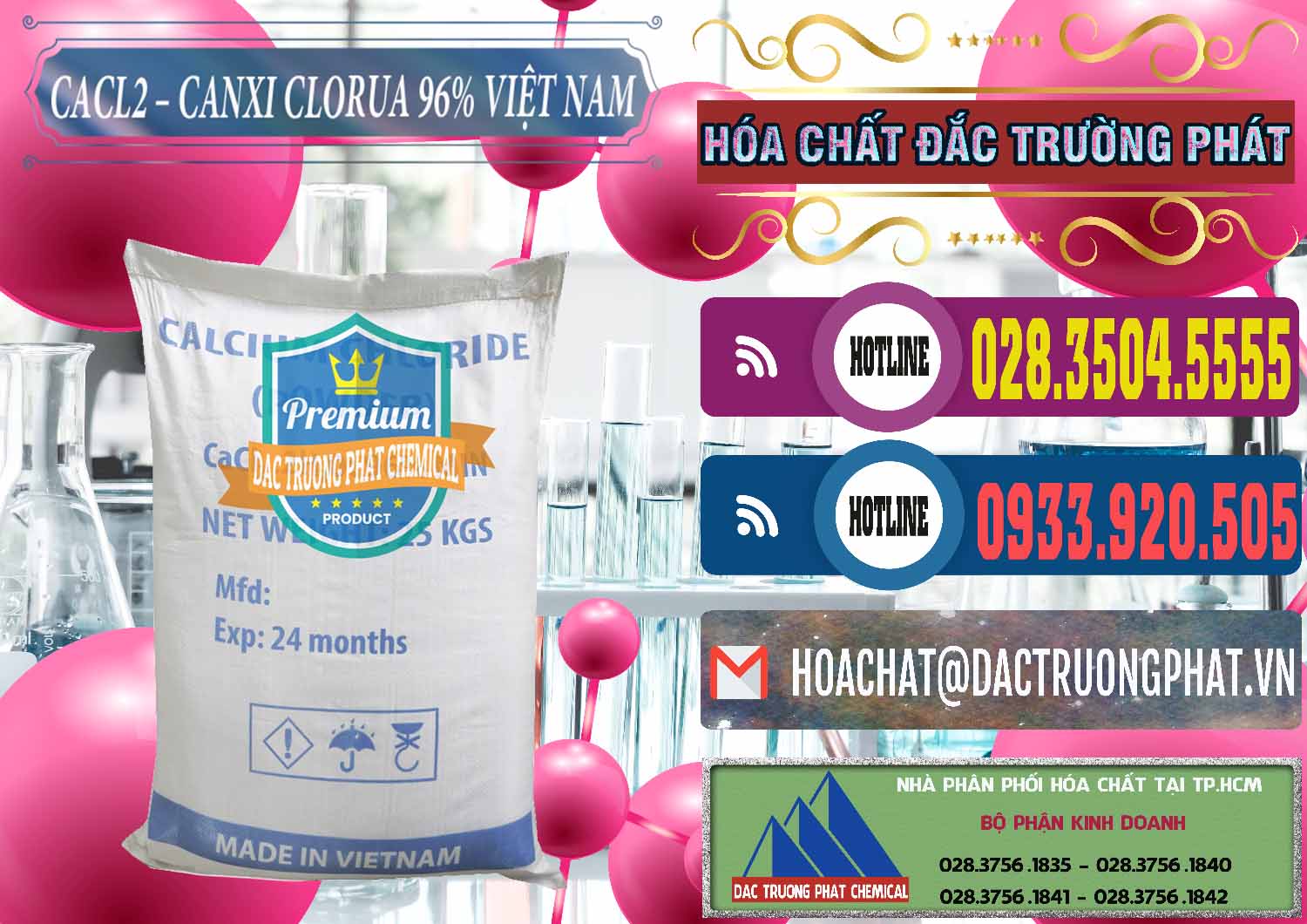Chuyên cung cấp - phân phối CaCl2 – Canxi Clorua 96% Việt Nam - 0236 - Nơi cung cấp ( bán ) hóa chất tại TP.HCM - muabanhoachat.com.vn
