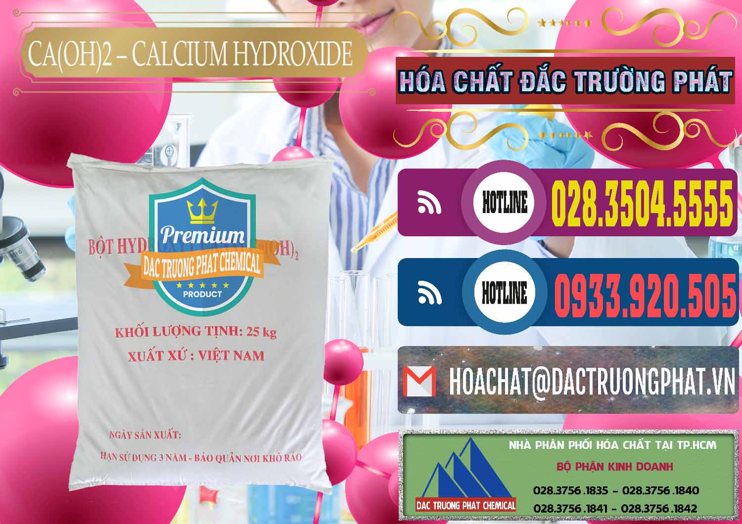 Phân phối _ cung cấp Ca(OH)2 - Calcium Hydroxide Việt Nam - 0186 - Công ty bán & phân phối hóa chất tại TP.HCM - muabanhoachat.com.vn
