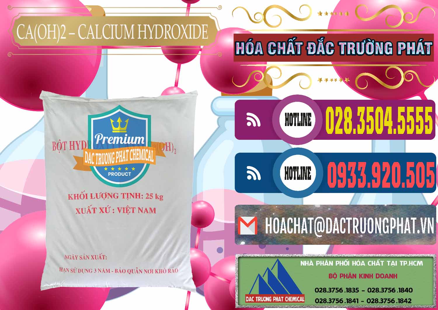 Công ty chuyên kinh doanh và phân phối Ca(OH)2 - Calcium Hydroxide Việt Nam - 0186 - Cty chuyên cung ứng - phân phối hóa chất tại TP.HCM - muabanhoachat.com.vn